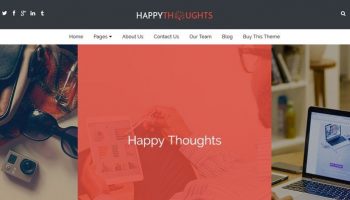 Happy Thoughts - Business WordPress Theme