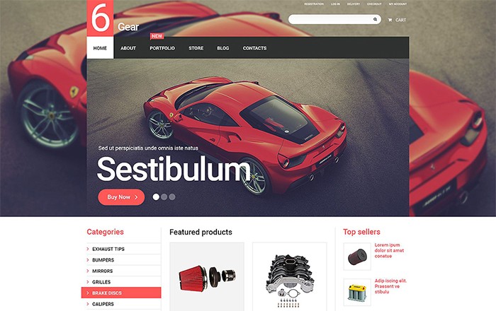 6 Gear – Notable WooCommerce Theme