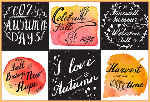 Hand Lettering and Watercolour Designs