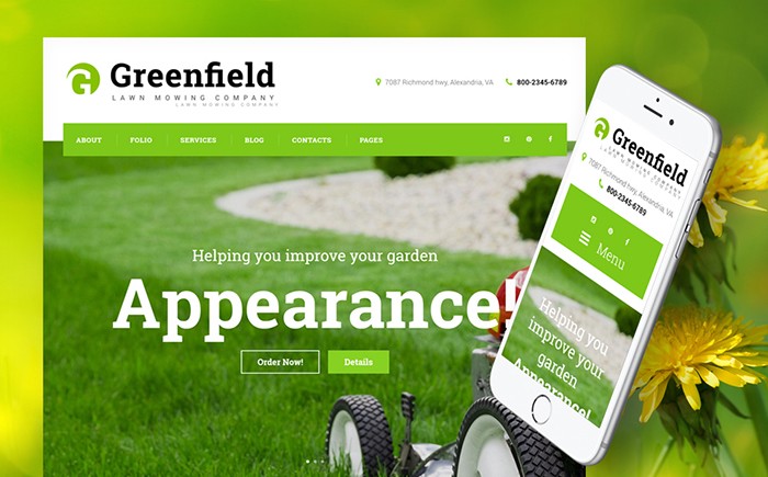 Lawn Mowing Company WordPress Theme