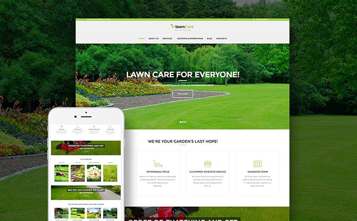 Lawn Maintenance WP Theme