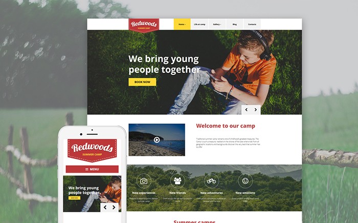 Summer Camp WP Theme