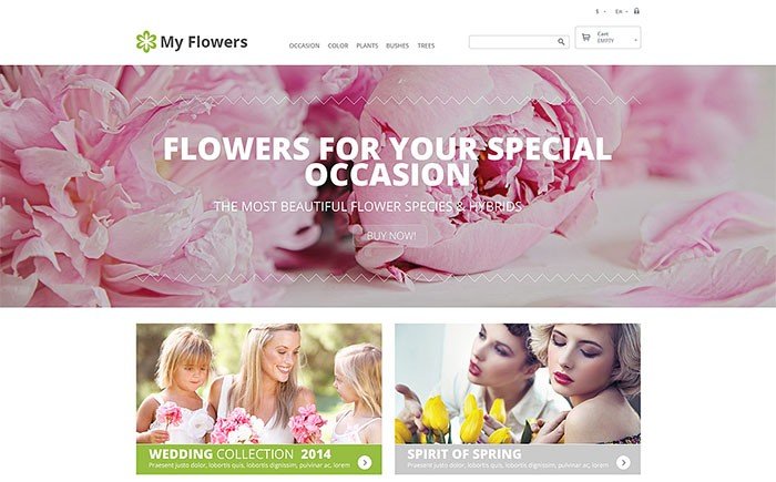 Bouquet Design Studio PrestaShop Theme