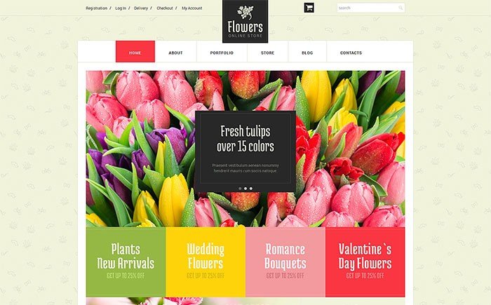 Floristic Store WooCommerce Theme