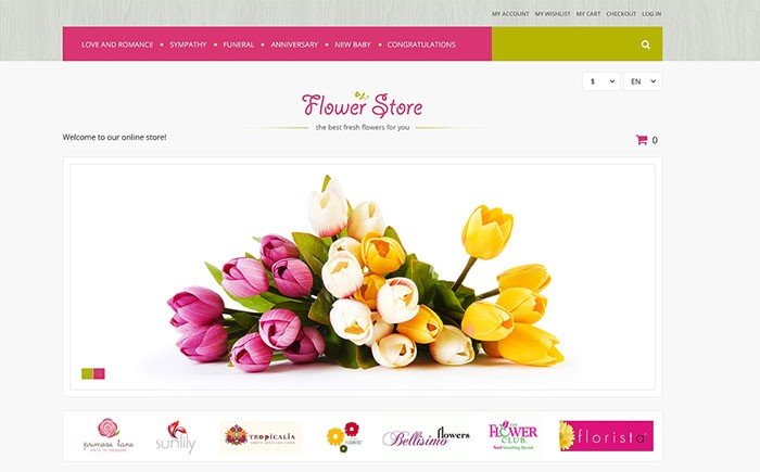 Florists Offerings Magento Theme