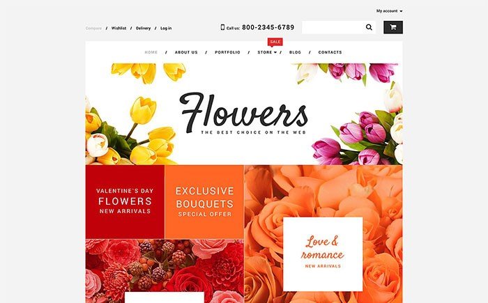 Flower Shop WooCommerce Theme