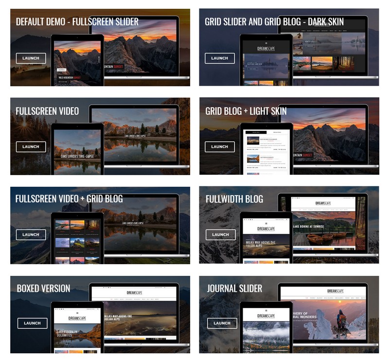 LandScape – A Versatile Photography WordPress Theme