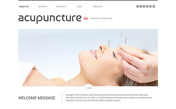 Acupuncture Salon Responsive WordPress Theme