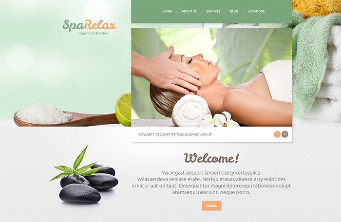 SpaRelax Salon WordPress Theme