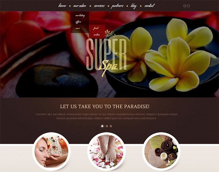 Super Spa Beauty Salon WordPress Theme