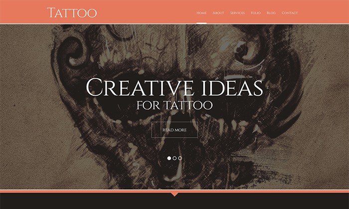 Tattoo Services Responsive WordPress Theme