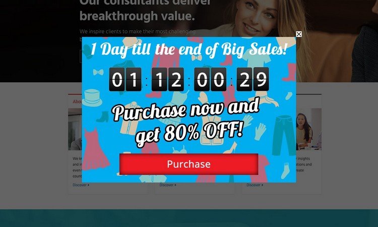 Sales + Countdown