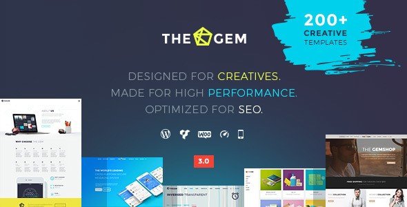 TheGem is exclusively packed with a wide-ranging list of features and options.