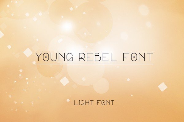 Young Rebel Font is perfect for magazine headlines, branding projects and product packaging.