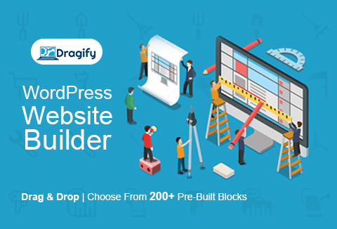 With Dragify page builder you can build an awesome looking website.