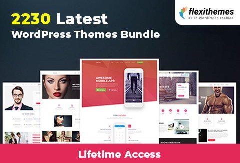 Latest WordPress Themes Bundle Of 2230+ WP Themes