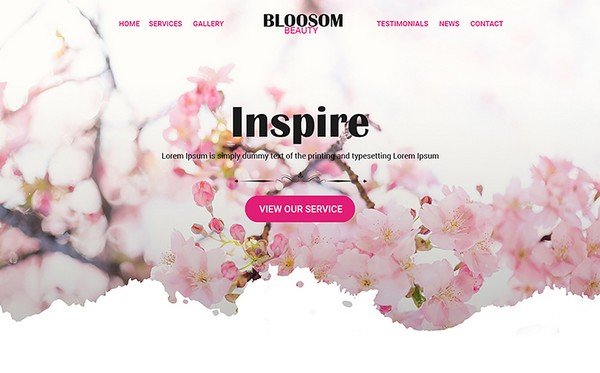 BlossomBeauty is a Beauty PSD template.