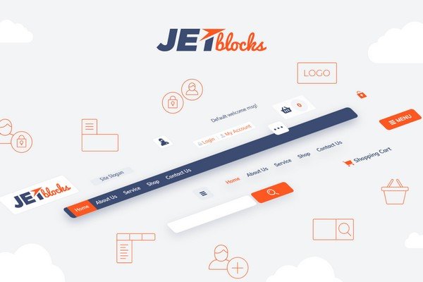 JetBlocks adds extra widgets for adding login and registration forms.