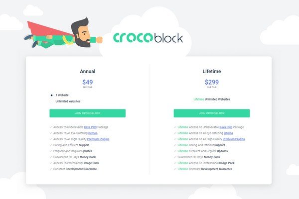 CrocoBlock Pricing plans