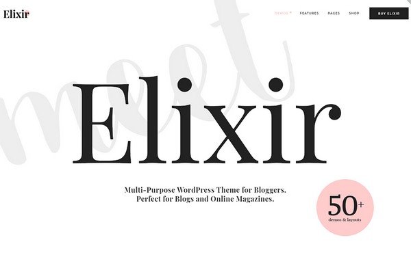 Elixir is a consultant WordPress themes that can be edited in Photoshop.