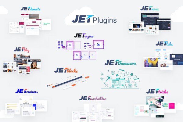 JetPlugin include plugins for blogging purposes, creating tabs and accordion blocks.