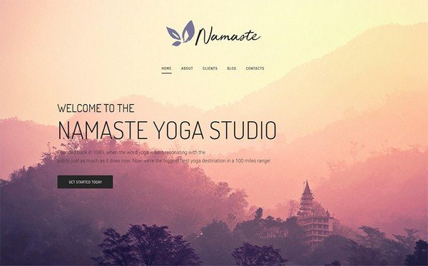 Namaste is a Yoga Studio Elementor WordPress theme.