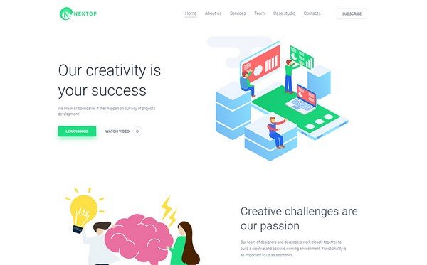 Nektop is a multipurpose Creative Elementor WordPress theme.