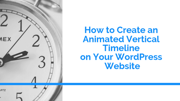 Learn how to create an animated vertical timeline on your WordPress website.