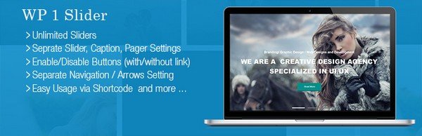 WP 1 Slider is a feature-rich WordPress plugin.