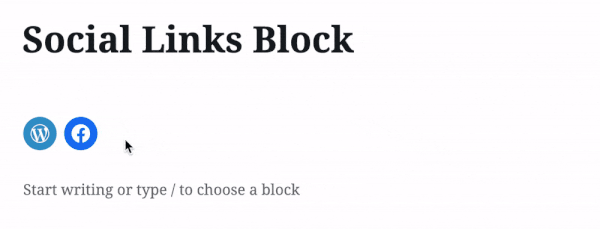New blocks in the WordPress editor.