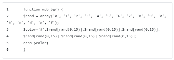 Most Useful WordPress Tips - Randomly Change Background Color in WordPress