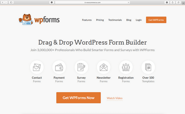 The WPForms plugin is a drag & drop builder where you can easily create any forms.