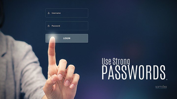 Create strong passwords for your WordPress site.