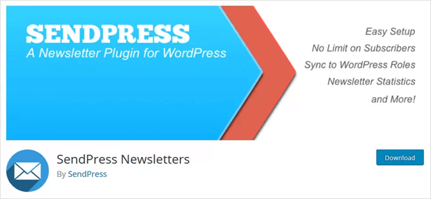 SendPress Newsletter is a responsive and easy-to-use WordPress Newsletter plugin.