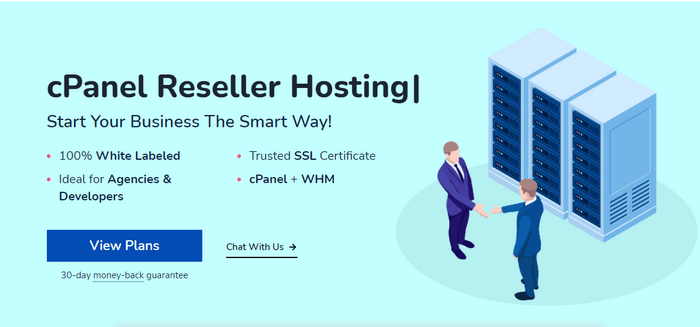 There are web hosting providers such as Hostgator, Inmotion hosting, and MilesWeb that offer reseller hosting services.