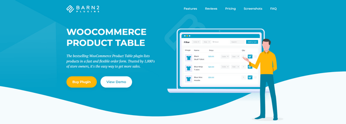 WooCommerce Product Table is a flexible and robust product plugin for WooCommerce.