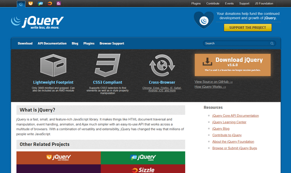 jQuery is the most established system out there.