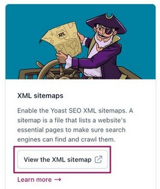 Yoast SEO automatically generates XML sitemaps for your website. 