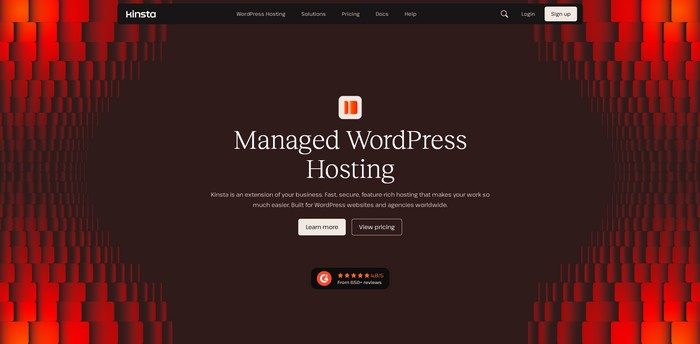 Kinsta is a premium managed WordPress hosting provider.