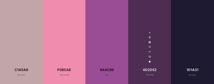 Color Palettes Just hit the spacebar, and Coolors instantly generates a beautiful new set of colors.